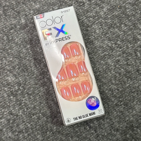 imPRESS Color FX Press-On Nails - Shimmering Pink ATMOSPHERE - Picture 4 of 6